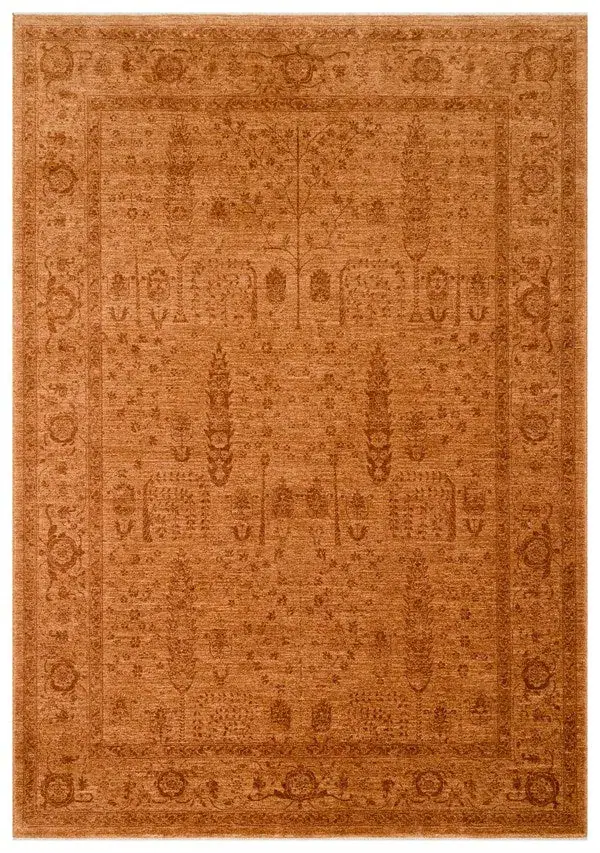 Shiraz SHR 03 Kiremit Vintage Halı